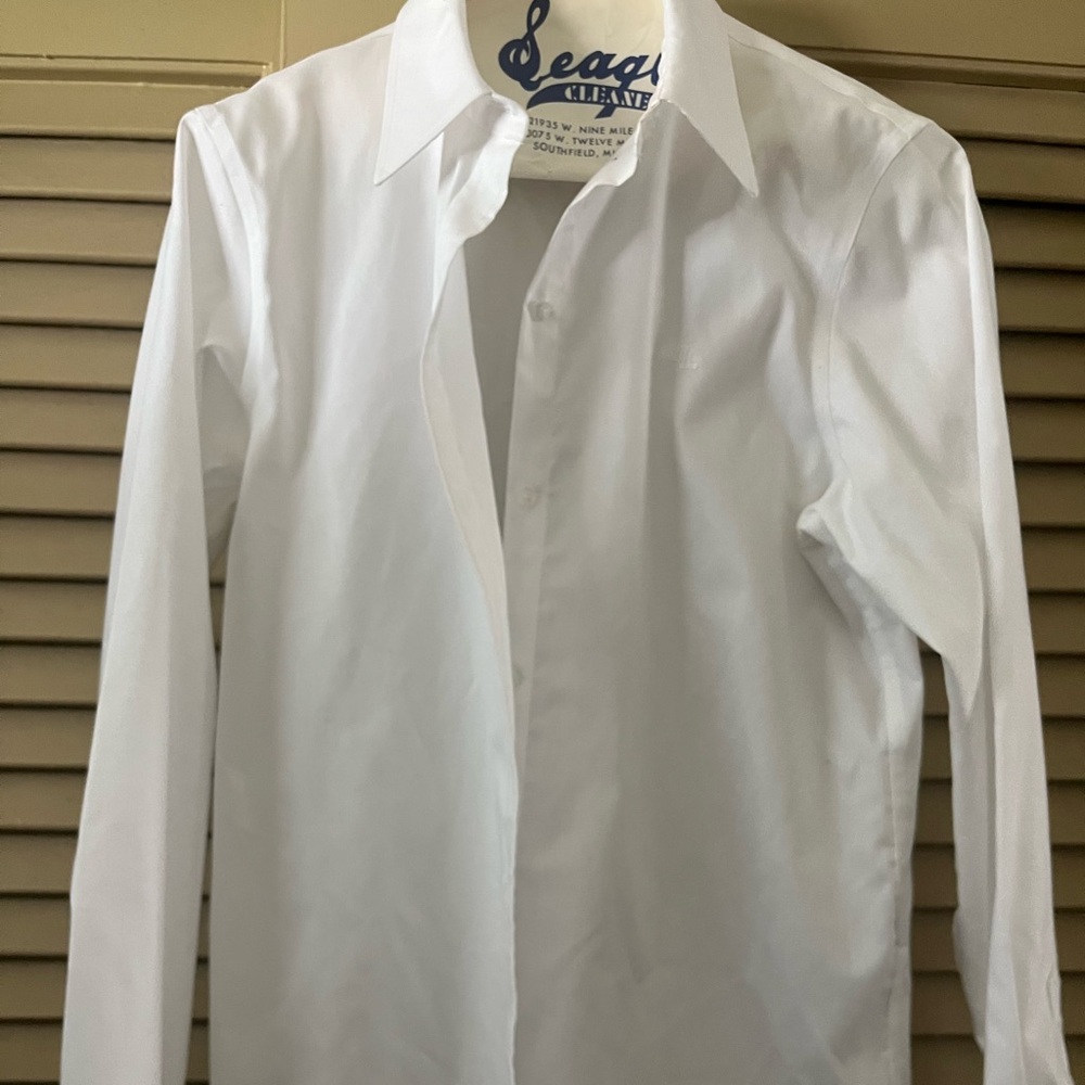 Lauren Ralph Lauren Women’s White Long-Sleeve Dress Shirt